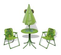 Jeu De Bistro Avec Parasol Pour Enfants Vert Vert
