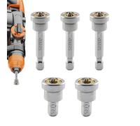 Jeu de bits de perceuse magnétique | Jeu de bits de puissance de 5 | Kit de perceuse électrique multi-fonctions | Didacticiels de précision d'entretien mobile automobile pour la construction d'usine