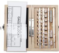 Jeu de blocs de mesure en acier, 32 pièces, haute précision, acier traité thermiquement à longue durée de vie, différentes tailles de 1,005 mm à 50 mm