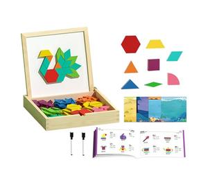 Jeu de blocs : jouet pour l'apprentissage précoce des mathématiques avec pièces conceptuelles géométriques, constructeur de compétences motrices fines | Aide à la reconnaissance des formes de comptage