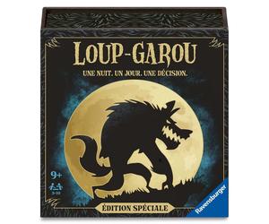 Jeu de bluff Ravensburger Loup-Garou pour une Nuit Édition Spéciale 28 cartes Rôle 35 jetons Noir/Or