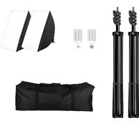 Jeu de boîtes à lumière pour la photographie, trépied réglable, puissantes lumières LED, SH-RGX-01-04