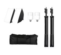 Jeu de boîtes à lumière pour la photographie, trépied réglable, puissantes lumières LED, SH-RGX-01-20