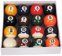 Jeu de boules de billard Polyester 57.2mm Economy