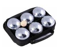 Jeu de boules de pétanque complet dans une saccoche Argent G