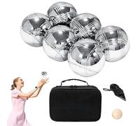Jeu de boules de pétanque en métal pour extérieur, jardin familial, pique-nique en plein air, boule de pétanque en métal