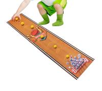 Jeu de boules de table activité compacte d'intérieur multijoueur | Jeu de société de curling et de bowling pour salle de classe, salon appartement enfants adolescents amis camarades