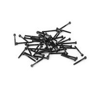 Jeu de boulons à tête hexagonale noire M3, en alliage d'acier au carbone, 17 tailles, qualité 12.9 (M3*30mm (partiellement fileté) 50 pièces/paquet)