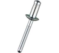 Jeu De Boulons à Vis Fixations en Acier Inoxydable, 20pcs 50pcs 6. 4 Mm 7. Rivets Aveugles à Haute Résistance De 8 Mm Rivets De Fixation Structurelle en Acier Au Carbone, 6.4x12.5mm, 20Pcs