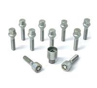 Jeu de Boulons de roue H&R conique M12x1.50 - Longueur 40mm - 10 pièces - antivol de roue inclus