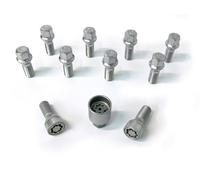 Jeu de Boulons de roue H&R conique M14x1.25 - Longueur 40mm - 10 pièces - antivol de roue inclus