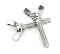 Jeu de boulons et d'écrous à vis oreilles en acier inoxydable M3 M4 M5, Kit papillon tête d'aile, 288 pièces/ensemble