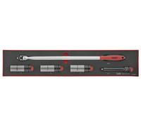 Jeu de boulons voiture Foamx4 tray 1/2 17- 21mm 5 pièces Teng Tools TEXW05