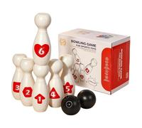Jeu de bowling d'intérieur,Cadeau de fête coloré - Ensemble de jouets de boules de bowling,Pour , filles et adolescents, jardin, cour, parcs, pelouse, fêtes, cour, plages et