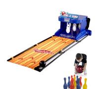 Jeu de Bowling électrique avec Tableau de Score LED, Jouet Sportif Pliable pour Toute la Famille, Retour Automatique des Boules pour Enfants et Adultes, Ensemble de Bowling électronique Portable pou