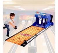 Jeu de bowling électronique, console de sport d'intérieur avec réinitialisation automatique, simulation sonore, tableau de bord LED, pour rassembler à la maison
