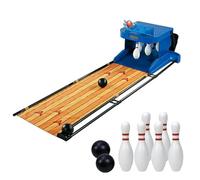 Jeu de Bowling électronique d'intérieur avec Tableau de Bord LED, réinitialisation Automatique Pliable et Son de Simulation, Ensemble de Bowling Portable à 2 Joueurs, pour salles de Jeux de Diver 2 m