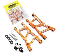Jeu de bras inférieur arrière orange en aluminium pour HPI RS4 Sport 3