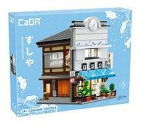 CaDA – Jeu de construction – Magasin de sushi japonais – 1665 pièces – Dès 14 ans – LED inclus