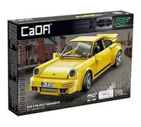 Jeu de brique et bloc Sycomore CaDA Voiture 1:20 RUF CTR 2017 Yellowbird 222 pièces Multicolore