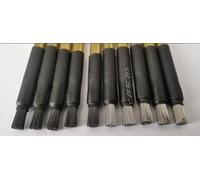 Jeu de brosses à électrodes - 3 pièces en tungstène et fil d'acier inoxydable for analyseurs et compteurs de métaux