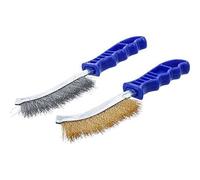BGS technic BGS Jeu de brosses à fils Fil en acier et laiton 260 mm 2 pièces Quantité:1
