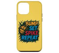 Jeu de Bump de Volleyball - Répétition colorée - Énergie Coque pour iPhone 12 Mini