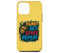 Jeu de Bump de Volleyball - Répétition colorée - Énergie Coque pour iPhone 12 Pro Max