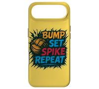 Jeu de Bump de Volleyball - Répétition colorée - Énergie Coque pour iPhone Air