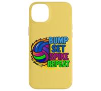 Jeu de Bump de Volleyball Spike Repeat Day Vibes Coque pour iPhone 14 Plus