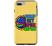 Jeu de Bump de Volleyball Spike Repeat Day Vibes Coque pour iPhone 7 Plus/8 Plus