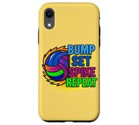 Jeu de Bump de Volleyball Spike Repeat Day Vibes Coque pour iPhone XR