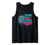 Jeu de Bump Street Art de Volleyball avec Pointes répétées Débardeur