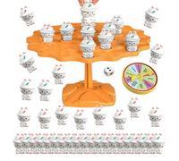 Jeu De Bureau Interactif - 4 inches Balance Board -Jeu D'équilibre De l'arbre | Abs Educational Toy - Jeus D’Arbre D’équilibre avec Lapin pour Garçons Filles à La Maison ÉCole Cadeau