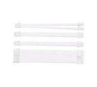 Jeu de câbles d ' Extension d ' Alimentation pour Module, All White | GPU PCIE 6 + 2 Broches, 8 Broches