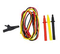 Jeu de câbles de mesure Testboy pour TV 410 N, accessoires d'atelier (accessoires d'outils de dimensions 3x 0,6 m, kit de câbles de mesure de haute qualité pour testeur de champ tournant TV 410 N)