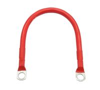 Jeu de câbles d'onduleur de Batterie en cuivre Pur RV, 8 6 4AWG 20/30/40/50/60/100cm, cosse à sertir M8(1pcs x Red,50CM(19.69inch),6 AWG)