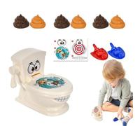 Jeu De Caca De Toilettes, Lanceur De Merde Familial Jeu De Chasse De Merde, Jouet Créatif De Toilette, Lanceur De Merde Familial, Gags Et Jouets De Blague Pratiques Pour De 3 Ans Et Plus, Déve