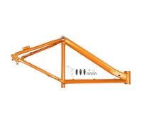 Jeu de cadres de vélo Orange 26 pouces Cadre de vélo Guidage interne Cadre de VTT
