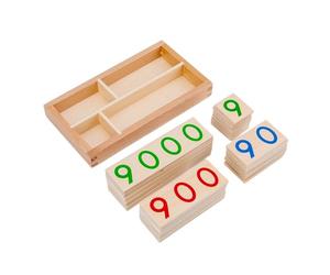 Jeu de calcul | Bois - Cartes Numéros, Blocs D'apprentissage Mathématiques - Jouets Éducatifs De Mathématiques | -Filles École À Domicile Salle De ctivité De Voyage En Voiture D'Excursion De