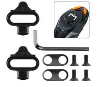 Jeu de Cales à Vélo, Wedges for Mountain/Cyclo Shoes Accessoire Velo Crampons Autobloquants Adaptateur de Pédale Boucliers de Chaussures VTT Cales Pédale pour Pédales SPD de Vélo de Route de Montagne