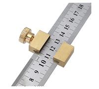 jeu de cales de jauge, Jauge de localisateur de traceur d'angle en laiton localisateur de bloc de positionnement de menuiserie outils de travail du bois jauge universelle fixe d'angle(With ruler A)