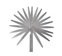 Jeu de Cales D'épaisseur, 0.02To1mm épaisseur 17-20 Lame métrique jauge d'épaisseur Haute précision jauges Gap Filler jauges d'épaisseur Outil de Mesure du Travail du Bois(0.05mm 20 Knives)