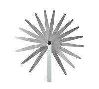 Jeu de Cales D'épaisseur, 0.02To1mm épaisseur 17-20 Lame métrique jauge d'épaisseur Haute précision jauges Gap Filler jauges d'épaisseur Outil de Mesure du Travail du Bois(0.02mm 17 Knives)