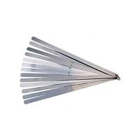 Jeu de Cales D'épaisseur, Jauge d'épaisseur 0.05 à 1mm 20 lames 40cm écart d'épaisseur écart métrique haute résistance métrique longue jauge d'épaisseur for outil de mesure