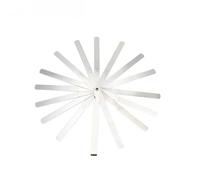 Jeu de cales étalon 3/5/10 pièces Portable 150 Mm de longueur 17 lames jauge d'épaisseur 0.02-1.00 Mm outil de mesure(3pcs)