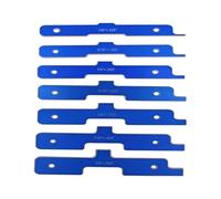 Jeu de cales étalon 7 pièces/ensemble Table de routeur barres configuration travail du bois bloc en aluminium ensemble jauge hauteur accessoires scie outil d'onglet