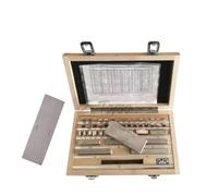 Jeu de cales étalon, Jauge De Bloc De Haute Précision 1.005-50mm, 32 Pièces/ensemble, Ensemble D'outils D'étrier De Mesure, Grade 1, Grade 0 Outils de menuiserie(0 grade)
