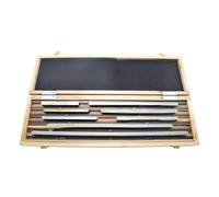 Jeu de cales étalon Jeu de blocs jauge rectangulaires, système métrique, bloc 0/1/2/3 Grade 125-500mm 8 pièces/ensemble(3 Grade)