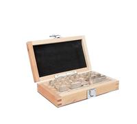 Jeu de cales étalons, Jauge de bloc Shahe 32 pièces/ensemble 1 calibre d'étrier grade 0 jauge d'inspection instruments mesure pour menuisiers(0 grade)